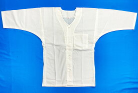 白　大人　鯉口シャツ（綿100％)肉襦袢（S，M，L，LL）お祭　鯉口シャツ