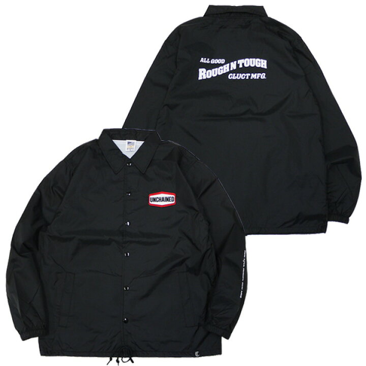 楽天市場】CLUCT クラクト : ワッペンコーチジャケット BLACK : HOOD