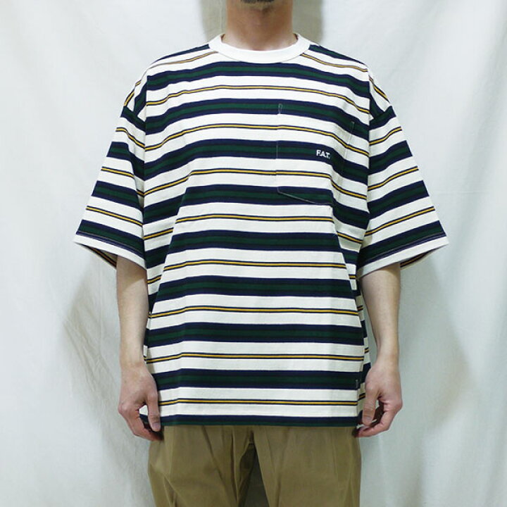 楽天市場】F.A.T. エフエーティー : 半袖ボーダーポケットTシャツ 