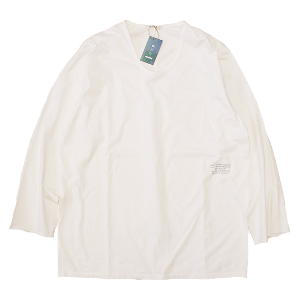 REMILLA レミーラ : 9分袖UネックTシャツ/WHITE Tシャツ・カットソー