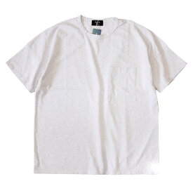 REMILLA レミーラ : 半袖ポケット アンバランスTシャツ WHITE杢