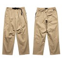 ROARK REVIVAL ロアーク リバイバル : リラックステーパードコットンツイルイージーパンツ Khaki