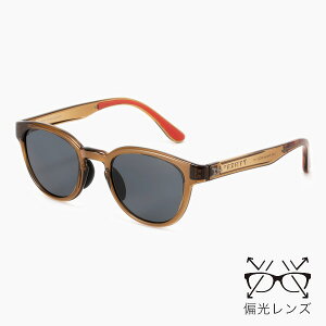 TYMER ^C}[ : ΌY TOX"ELIOT" Gloss Clear Brown×Gray Polarized