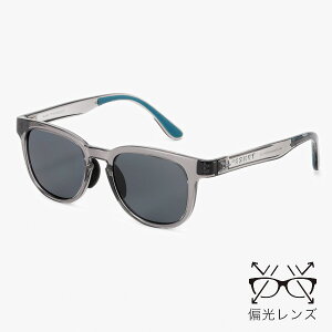 TYMER タイマー : 偏光レンズ サングラス"BLAKE" Gloss Clear Gray×Gray Polarized