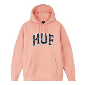 HUF ハフ ペイズリー パーカー プルオーバー フーディーPAISLEY P/O HOODIE CORAL PINK 4サイズ トレーナー スウェット 大きいサイズ アメリカンサイズ 新作 メンズ スケーター ファッション ストリート S M L XL ピンク ブランド PULLOVER ゾゾタウン zozo town ZOZOTOWN