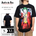 Tシャツ 半袖 メンズ ブランド ストリート 厚手 大きいサイズ S M L XL カットソー トップス 綿100 アーティスト デザイン フロントプリント 黒いTシャツ 人気 20代 30代 40代 50代 zozotown ゾゾタウン zozo town 海外買付 Jack'n da Box オンポート 男女兼用 映画 JOKER