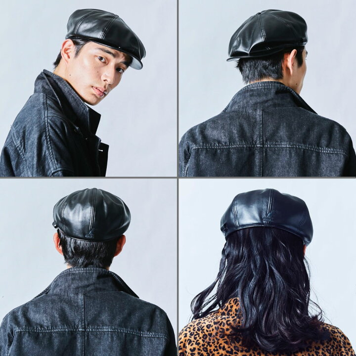 楽天市場】KANGOL カンゴール 6P レザー キャスケット ハンチング Faux 