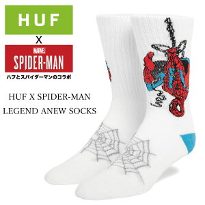 HUF �n�t �C�� �X�p�C�_�[�}�� �R���{ HUF X SPIDER-MAN LEGEND ANEW SOCKS �����O�\�b�N�X �X�P�{�[�p�C�� �X�m�{�[�p�C�� ���� zozo town SK00769 stance �\�b�N�X �X�g���[�g �X�P�[�g �X�m�{�[ �t�@�b�V����