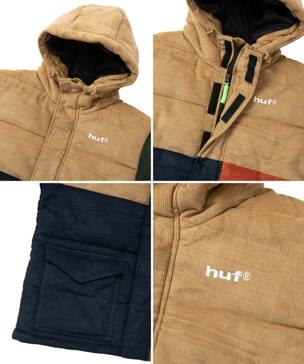 楽天市場】HUF ハフ アウター ダウンジャケット コーデュロイ生地 20 