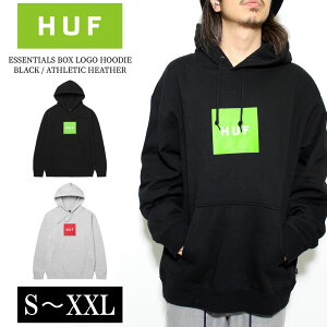 HUF �n�t �p�[�J�[ �v���I�[�o�[ BOXLOGO �X�E�F�b�g �S2�F S~XXL �X�g���[�g �X�P�[�g �t�@�b�V���� �����Y ���f�B�[�X �j�����p ��� ���Ă� 20�� 30�� 40�� �X�g���[�g �X�P�[�g SKATE STREET S M L XL XX