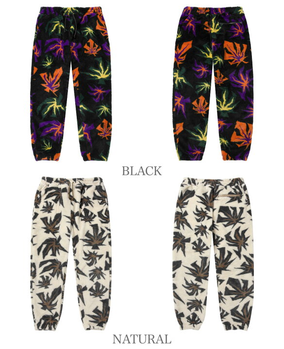 楽天市場】HUF ハフ フリースパンツ LOWELL JACQUARD SHERPA PANT 全2 