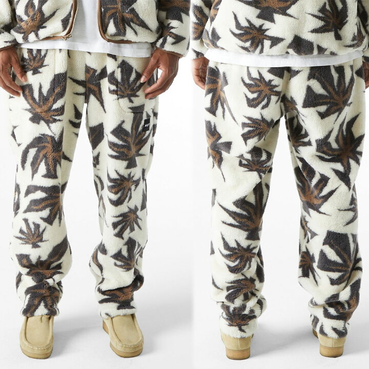 楽天市場】HUF ハフ フリースパンツ LOWELL JACQUARD SHERPA PANT 全2 