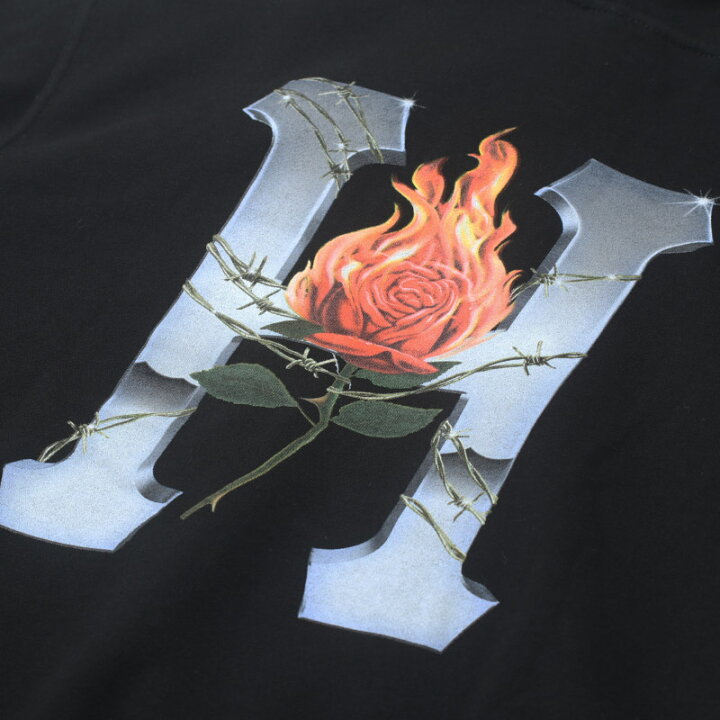 楽天市場】HUF ハフ パーカー プルオーバー ブラック EMBER ROSE  