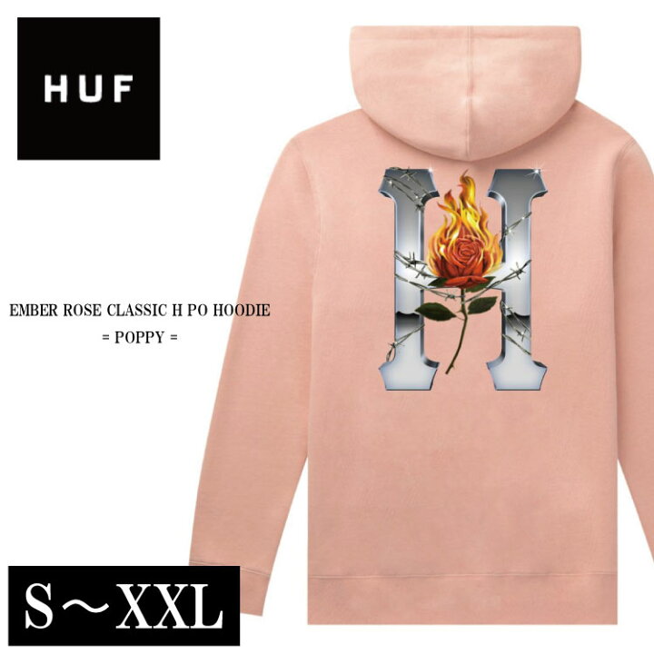 楽天市場】HUF ハフ パーカー プルオーバー EMBER ROSE CLASSIC H PO 