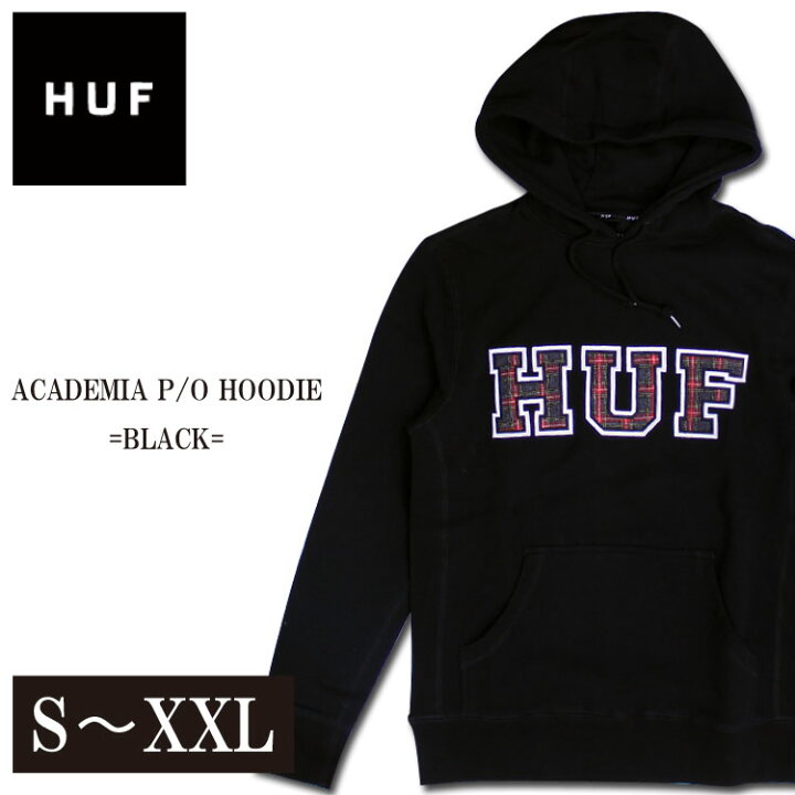 楽天市場 Huf ハフ パーカー プルオーバー 海外限定 スウェット 代 30代 40代 大きいサイズ 新作 メンズ スケーター ストリート ファッション S M L Xl Xxl ブラック Academia Hoodie フーディー アメリカ ブランド お洒落 流行 Bts 日本未入荷 限定アイテム Jackndabox