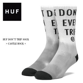 【代引き以外の購入方法でネコポス対応可能商品】HUF ハフ 靴下 グラデーション スケート ソックス スノボー スケボー 厚手 くつ下 丈夫 男女兼用 メンズ レディース マリファナ柄 ストリート 春夏 カリフォルニア スタイル お洒落 ギフト プレゼント