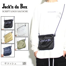 サコッシュ バック ミニバック かっこいい コンパクト ブランド jackndabox ジャッキンダボックス bag mini キャンプ ライブ お出かけ 子供 レディース 男性 女性 フェスバック Jack'n da Box 5色 ブラック ホワイト オリーブ ネイビー カーキ ZOZOTOWN zozo town