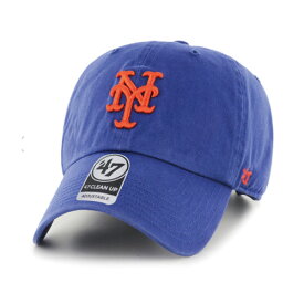 47 キャップ 47' クリーンナップ メッツ NEW YORK METS MLB メジャーリーグ B系 ローライダー HIP HOP カーブバイザー ストラップバック 野球 メジャーリーグ 応援グッズ メンズ レディース