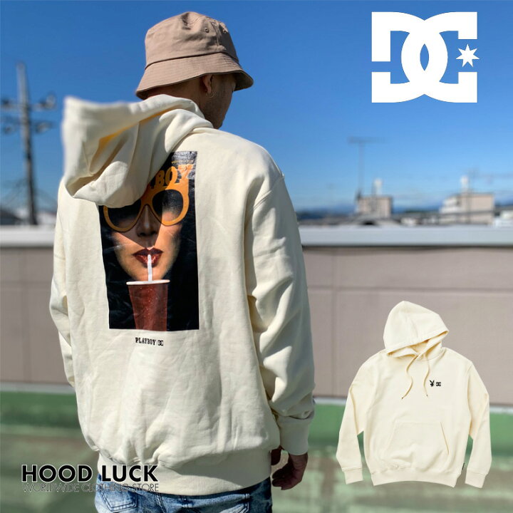 楽天市場】DC PLAY BOY コラボ パーカー フォト プルオーバー 