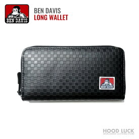 ベンデイビス　長財布 財布 BEN DAVIS ラウンドファスナー ロングウォレット メンズ レディース BDW-9194 ストリート ワーク 大容量 赤いゴリラ