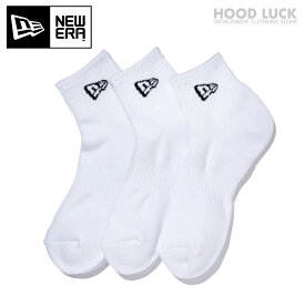 ニューエラ 靴下 ソックス newera socks 靴した 3枚セット アンクルソックス アンクル ankle ワンポイント シンプル くるぶし 学校 会社 スポーツ ジョギング テニス メンズ レディース