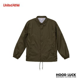 ユナイテッドアスレ UNITEDATHLE ナイロン コーチ ジャケット裏地付 メンズ レディース 春秋冬 8カラー 7059-01