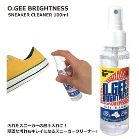 O.GEE BRIGHTNESS SPRAY オージーブライトネス スプレー スニーカークリーナー シューズクリーナー 靴磨き シューズケア クリーニング