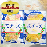 チーズ おつまみ 食べ比べ セット 花チーズ レッドチェダー 55g ＆ サーモン 50g 各1袋 計2個セット 珍味…