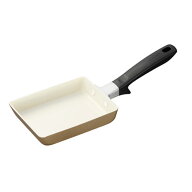 京セラ NEWセラブリッドフライパン タマゴヤキ13cm×18cm カラー：ベージュIH・オール熱源対応セラミック…