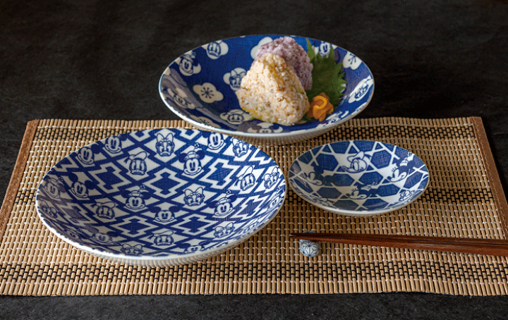 楽天市場】ディズニーDISNEYニホンスタイルペアパスタ＆小皿セット21.5