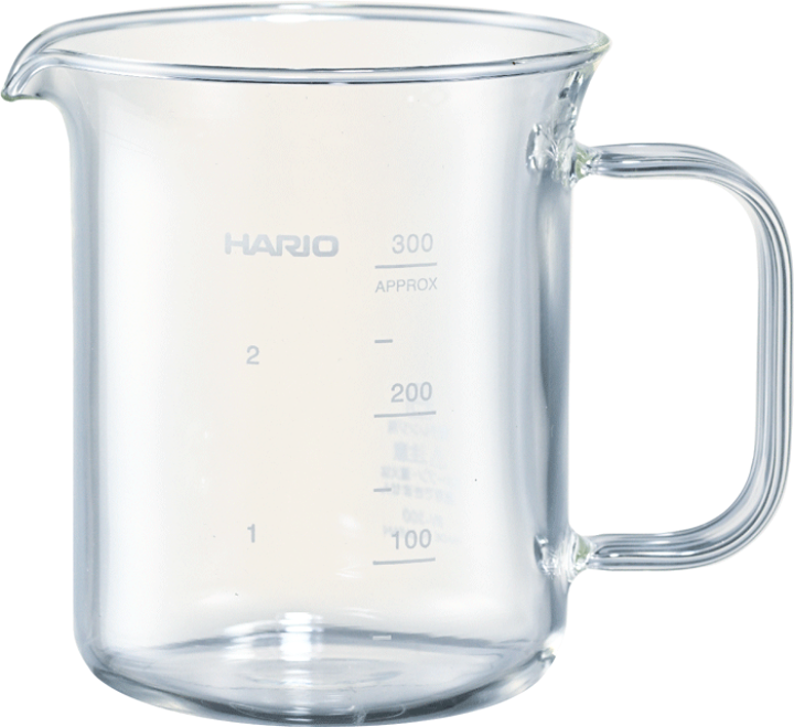 楽天市場】ハリオHARIO ビーカーサーバー 実用容量300ml 耐熱ガラス : ホーオンキッチン