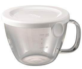 HARIOハリオ 耐熱ガラスのレンジスープカップ実用容量300ml耐熱ガラス