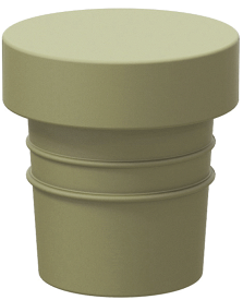 ハリオ フィルターインボトル750ml用栓 カラー：スモーキーグリーン、ホワイト、スモーキーピンク※各色別売HARIO部品