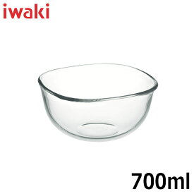 イワキiwaki耐熱ガラス製キッチンウェア ニューボウル700ml 満水容量700ml
