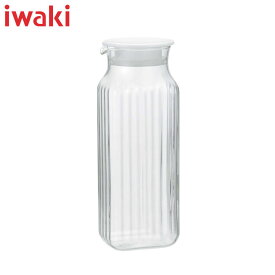 iwakiイワキ角型サーバーホワイト実用容量：約1L耐熱ガラス