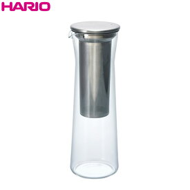 HARIOハリオコールドブリューコーヒージャグN カラー：ヘアラインシルバー 出来上がり容量：1000ml 8杯専用耐熱ガラス