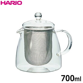 HARIOハリオリーフティーポットピュア 実用容量700ml4杯用 耐熱ガラス
