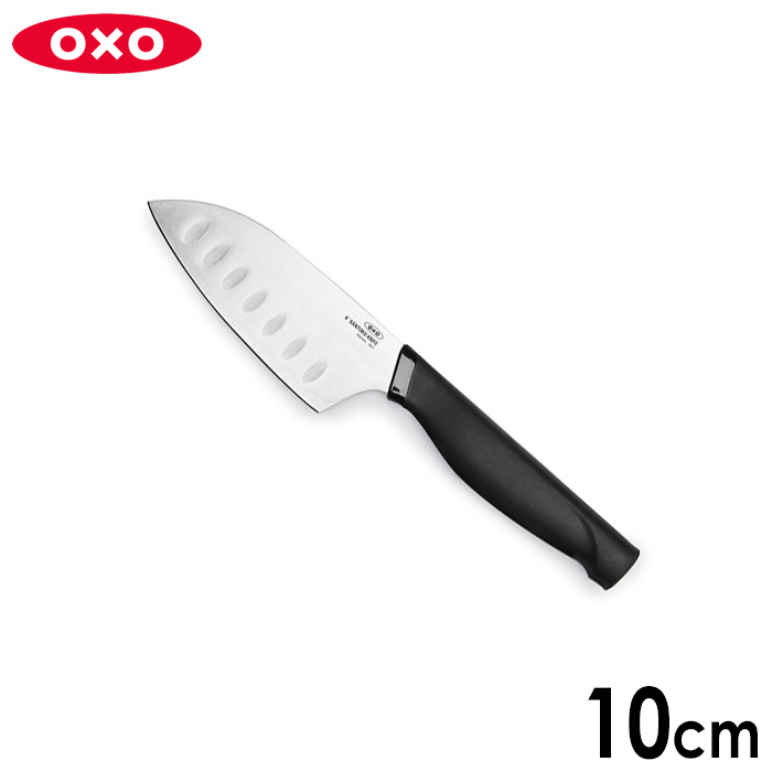 滑りにくいハンドル 快適な使い心地 正規認証品 新規格 在庫限定処分品 オクソー OXO ミニサントクナイフ 毎日続々入荷 ソフトワークス 10cm 品番：21133100