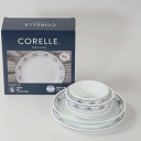 コレールCORELLEコレールデラックスフレンチドイリー5pcsセット耐熱強化ガラス 電子レンジOK食洗機対応軽くて薄いお買い得商品食洗機対応アメリカ製