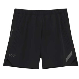 SOAR Running Mens Run Shorts Black メンズランニングウェア 2024SS wso(ss5mblack)