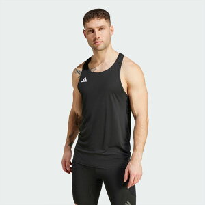 【P5倍!10/24 20:00-10/27 9:59 限定】 ADIDAS ADIZERO E SINGLET M アディゼロ エッセンシャルズ シングレット アディダス メンズランニングウェア 2025FW wadm(jtt47im8586)