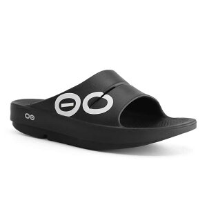 yŒZzE[tHX OOFOS Jo[T_ OOahh Sport-Black/White ooahhsp blkwht Ki slide(050051182)