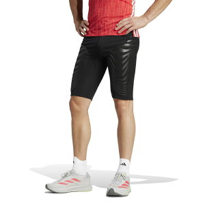 【P5倍!10/24 20:00-10/27 9:59 限定】 ADIDAS ADIZERO TIGHTS コントロール ランニングショートレギンス アディゼロ タイツ アディダス メンズランニングウェア RHEON 2025FW wadm(jtq53ix8976)