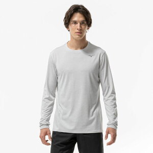 ミズノ クイックドライTシャツLS M メンズランニングウェア MIZUNO 2025AW wmim(j2mac52005)