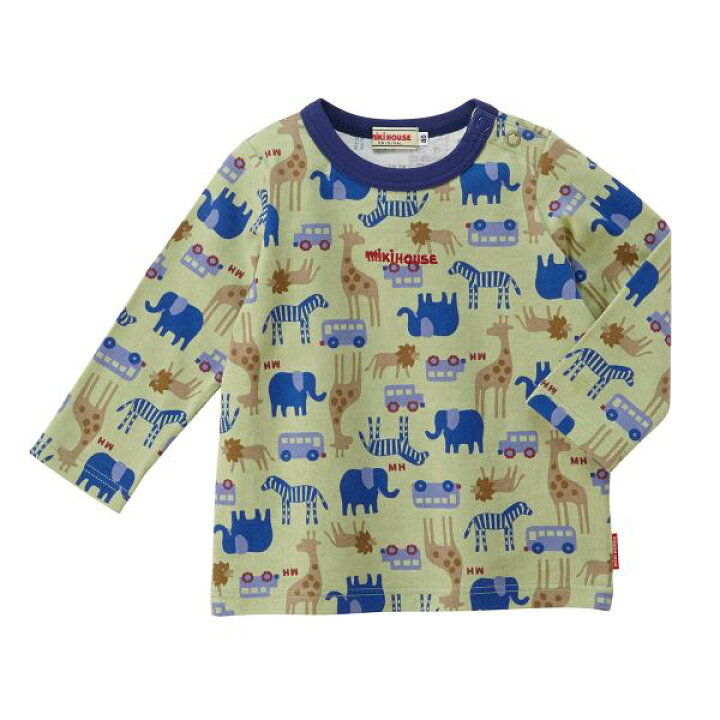 楽天市場】期間限定P11倍○30％OFFセール○ミキハウス mikihouse 総柄 