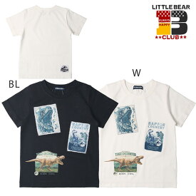 リトルベアークラブ　Little Bear Club　JURASSIC　WORLD　ワッペンプリント　Tシャツ/丸高衣料(90cm・100cm・110cm・120cm・130cm）