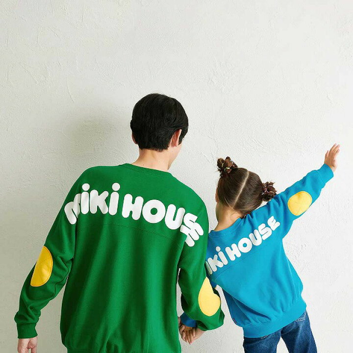楽天市場】○1日〜P11倍○ミキハウス mikihouse バックロゴトレーナー 