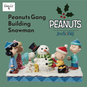 _IԗDǎܓX^ WVA Xk[s[ s[ibcMO Xm[} Peanuts Gang Building Snowman NX}X tBMA Xk[s[ JIM SHORE  CeA AeB[