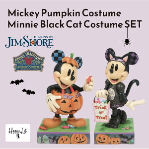 _IԗDǎܓX^ fBYj[ ~bL[ pvL ~j[ ubNLbg 2_Zbg nEB  tBMA WVA Mickey Pumpkin Costume  Minnie Black Cat Costume JIM SHORE 