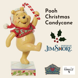 NX}X fBYj[ ObY ܂̃v[ v[ & LfB[P[ WVA tBMA AeB[N u Pooh Christmas Candycane fBYj[gfBV JIM SHORE KAi v